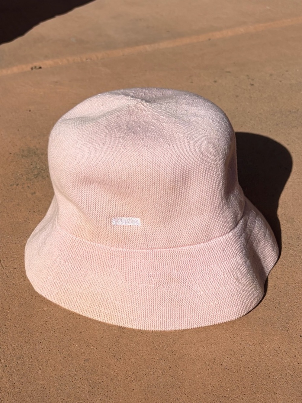 Kangol Light Pink Bucket Hat